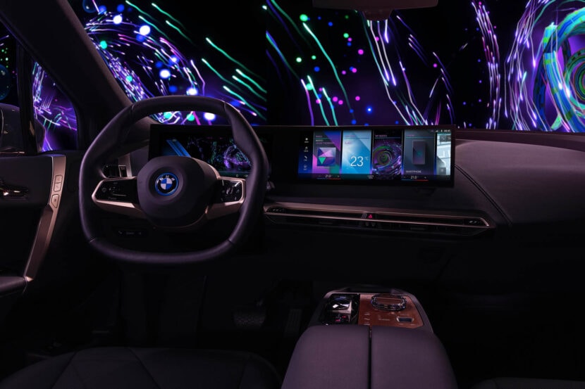 BMW iX Brings Digital Art Mode to the Cabin