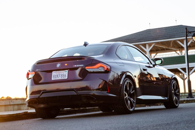 BMW M240i Fights Cadillac CT4-V And Volkswagen Golf R In Drag Race