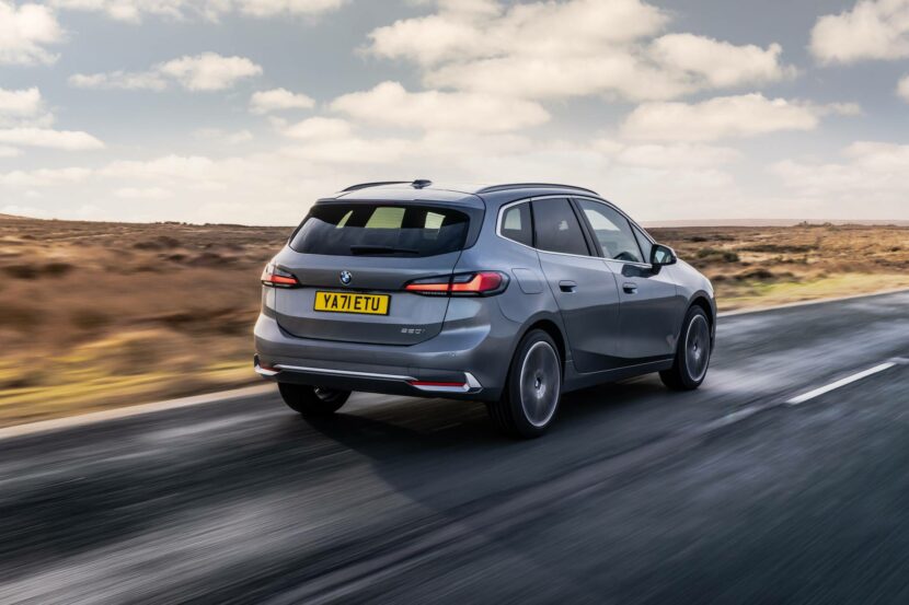 2 series active tourer from the rear