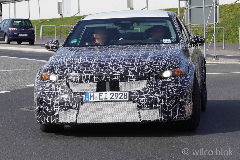 2024 BMW M5 Spied With “Hybrid” Stickers And iDrive 8