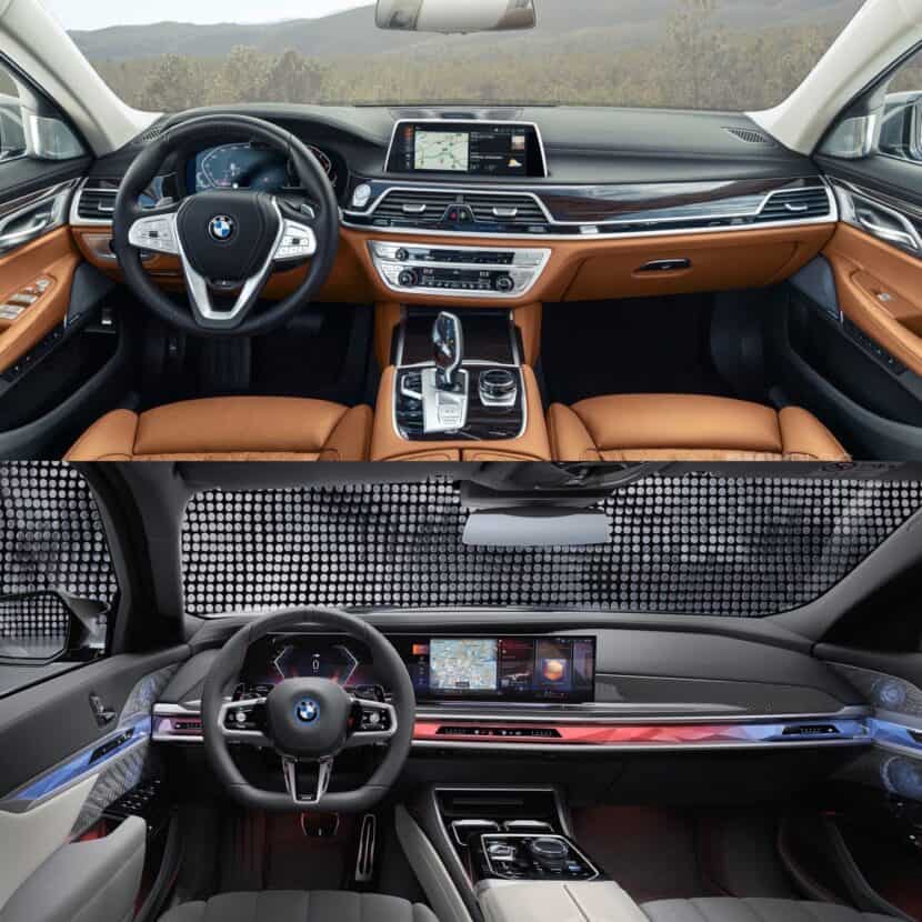 G11/G12 BMW 7 Series Interior facelift vs pre facelift