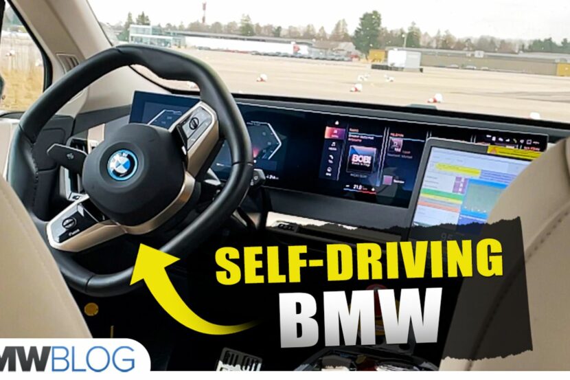 BMW iX Self-Driving Testing Car – 100 km/h with no driver!