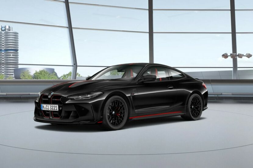 BMW M4 CSL Black Sapphire Looks Fast Standing Still In Dealer Showroom
