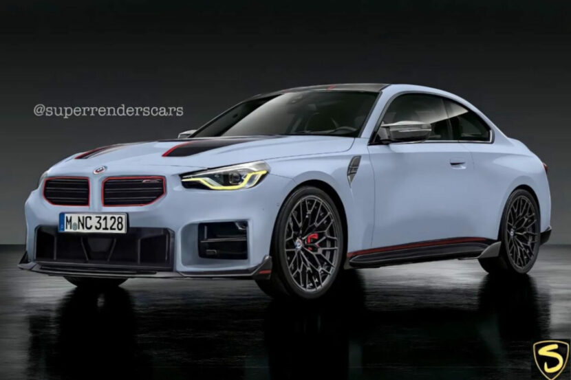 BMW M2 G87 rendered with CSL design elements