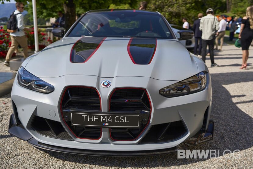 BMW M4 CSL: New Detailed Photos From Villa d’Este