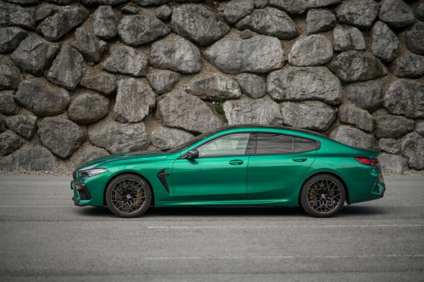 BMW M8 Coupe in Isle of Man Green
