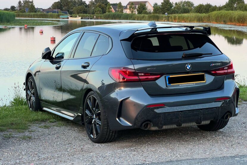 2022 BMW M135i Hatch spotted with M Performance Parts