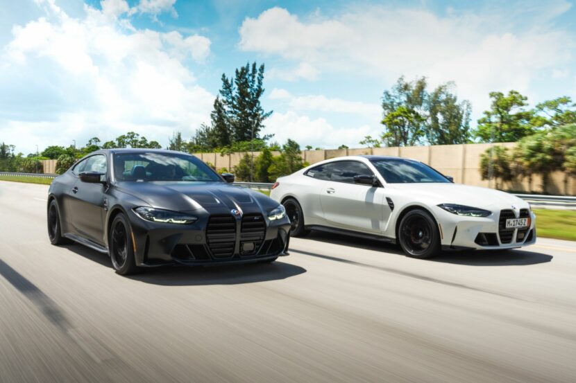 BMW M4 x KITH Black And White Duo Poses For The Camera