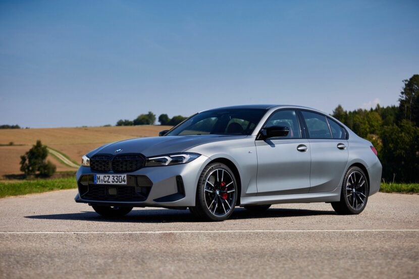 2023 BMW M340i xDrive Sedan shown in Frozen Pure Grey