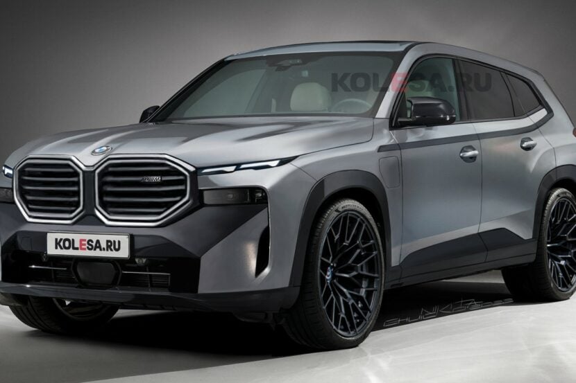 2023 BMW XM Realistically Rendered After Leaked Patent Photos