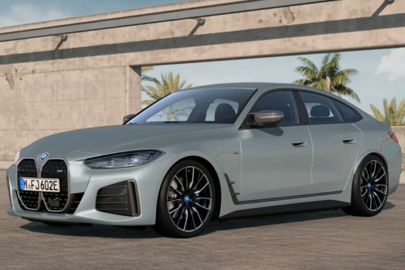 BMW i4 M50 M Brooklyn Grey Shows Carbon Upgrades At BMW Welt