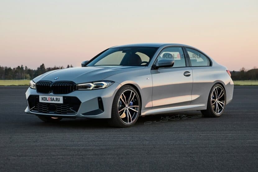 BMW 3 Series LCI Rendering Brings Back The Two-Door Sedan