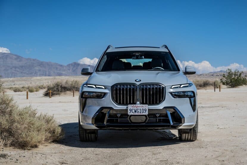 BMW X7 in Brooklyn Grey in the desert