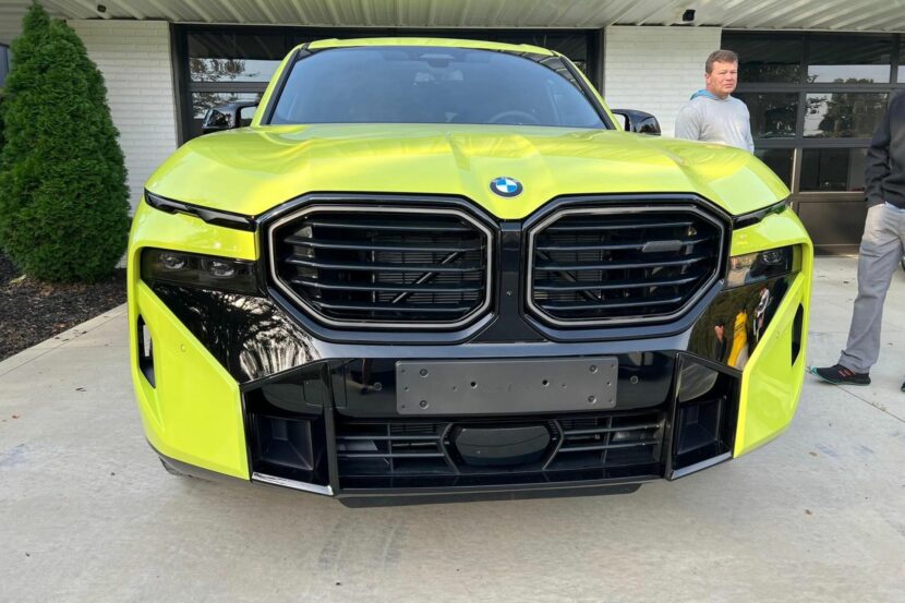BMW XM in Sao Paulo Yellow looks bold and flashy