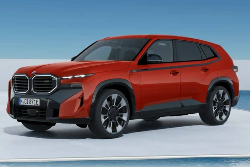 BMW Shows Off 2023 XM M Toronto Red Without Gold Accents