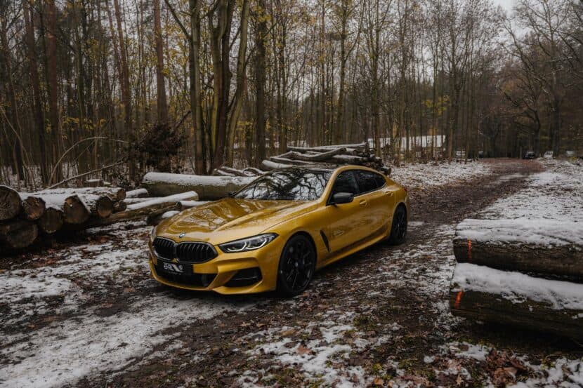 BMW 8 Series Gran Coupe Looks Stunning With Galvanic Gold Paint