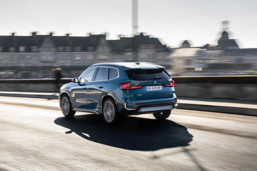 Rear end driving of the 2026 BMW X1