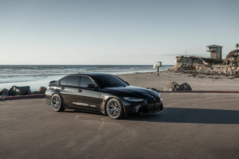 BMW G80 M3 with New HRE FF28 Liquid Metal wheels