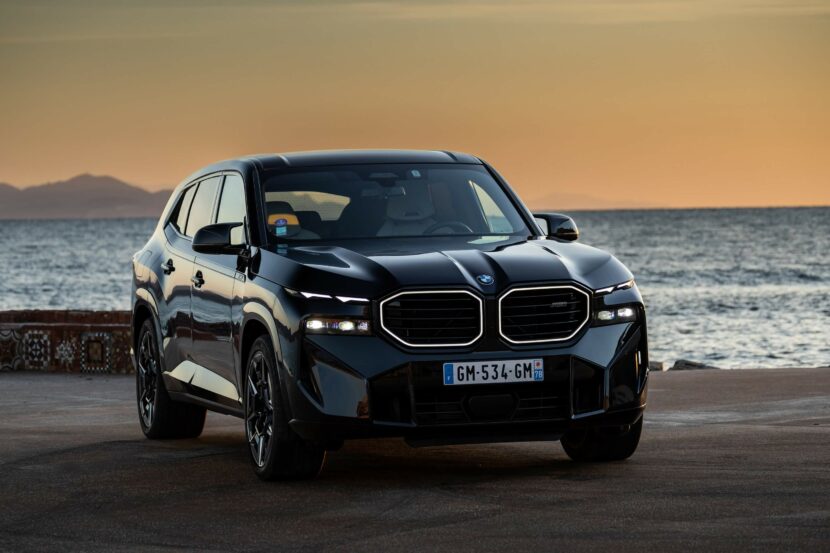 BMW XM Carbon Black Poses For The Camera In Saint-Tropez