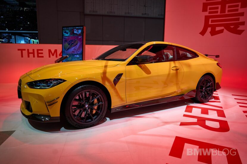 BMW M4 Speed Yellow Brings M Performance Parts To Shanghai