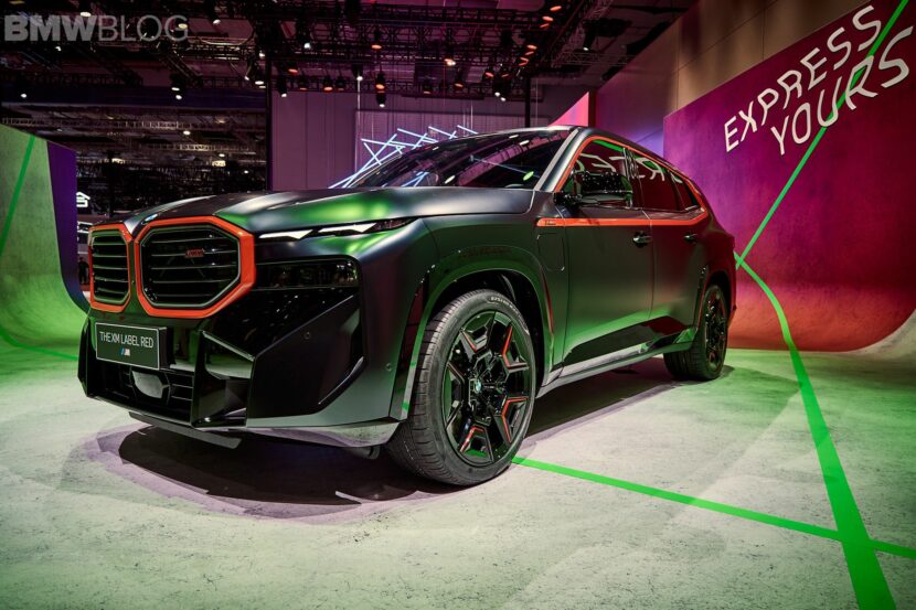 BMW XM Label Red in Frozen Black and Toronto Red: 1 of 500