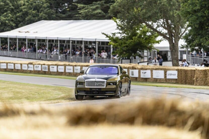 Rolls-Royce Spectre Looks Majestic Climbing Goodwood Hill
