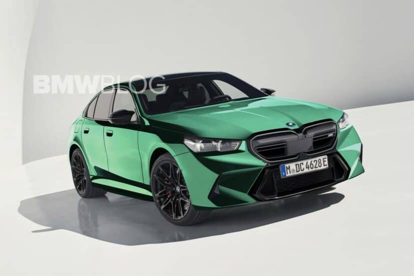 2024 BMW M5 (G90) Rendered in Isle of Man Green