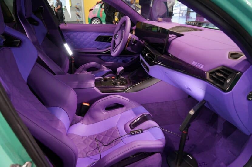 BMW M3 Touring In Mint Green With Purple Interior Looks Wild