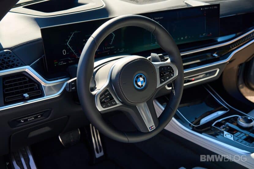 Interior of the BMW X5 50e