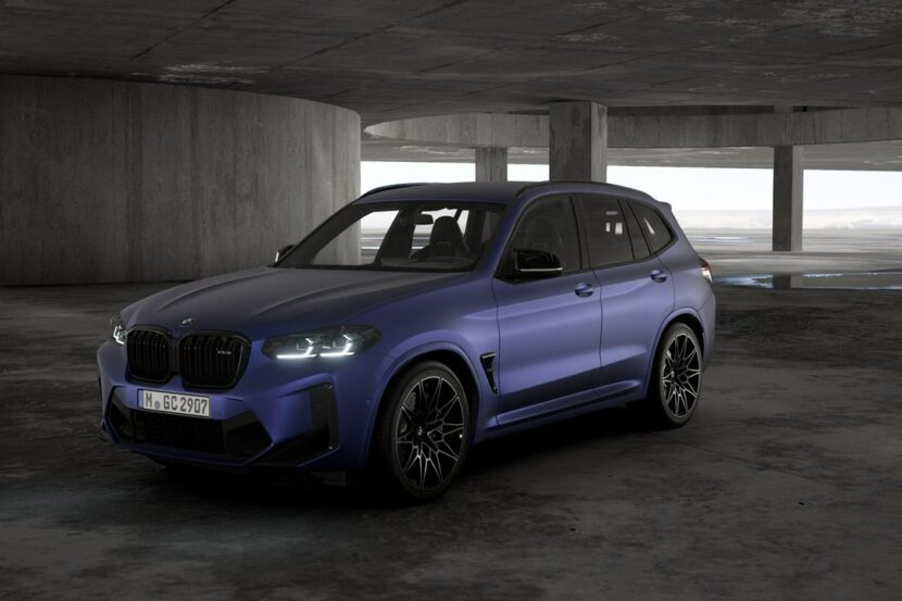 BMW X3 M Frozen Marina Bay Blue Stuns At The BMW Welt: Video