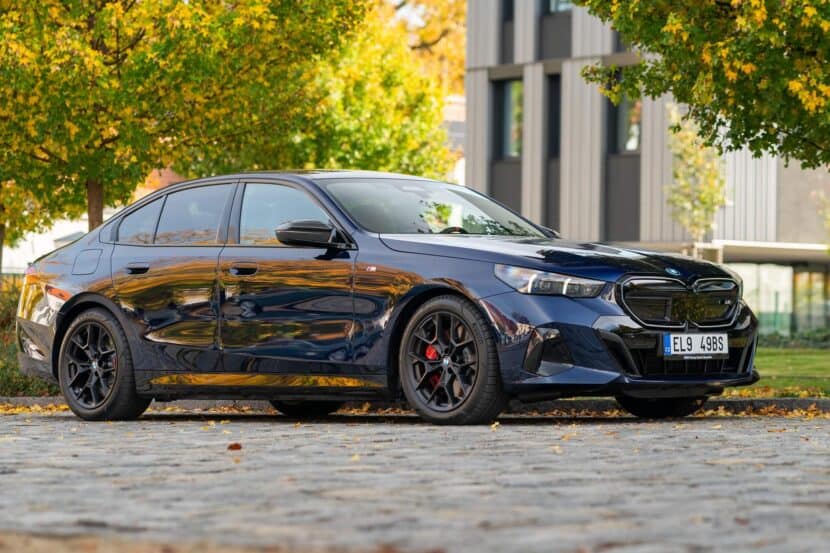 BMW i5 M60 Gets M Performance Wheels With Winter Tires