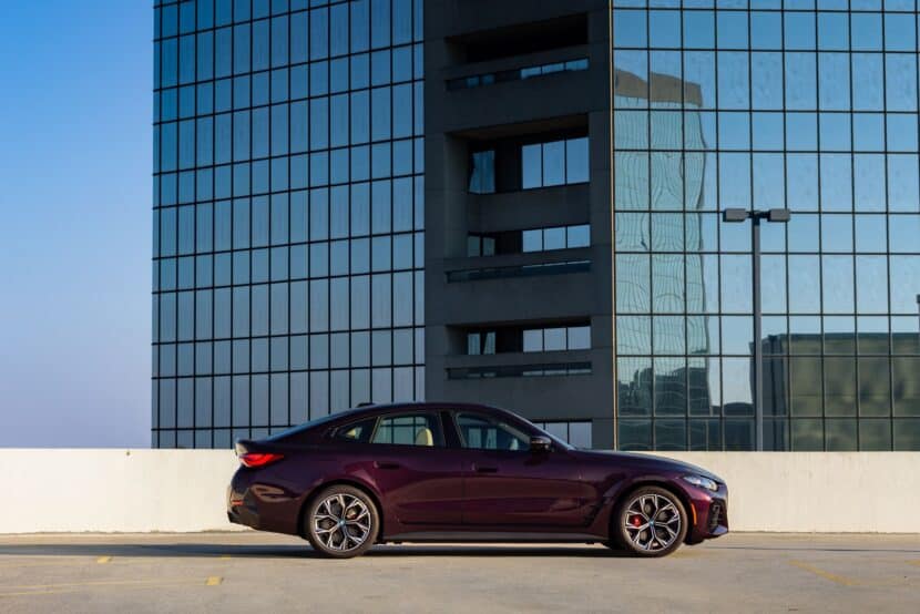 i4 xDrive40 in Violet Blue