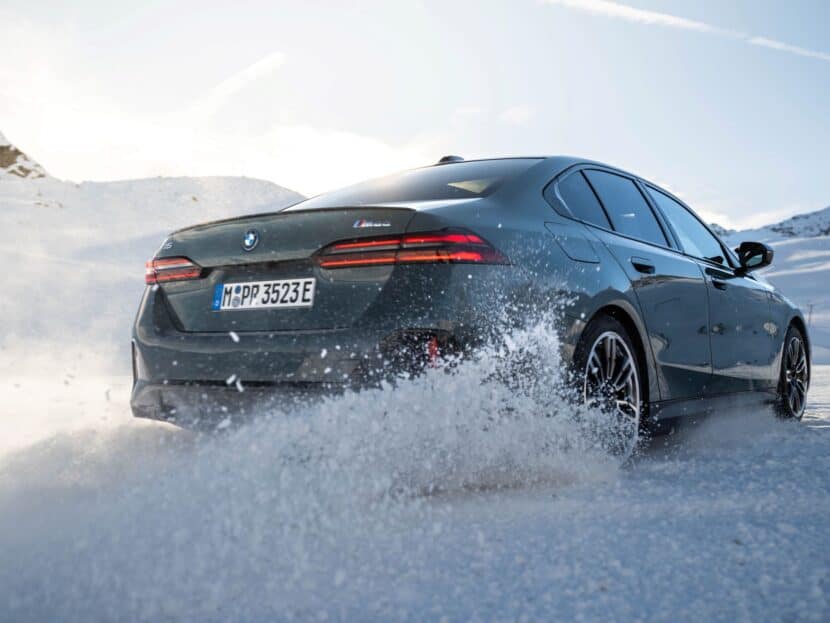 bmw-i5-soelden-snow-driving-31 BMW i5 drifting in the snow