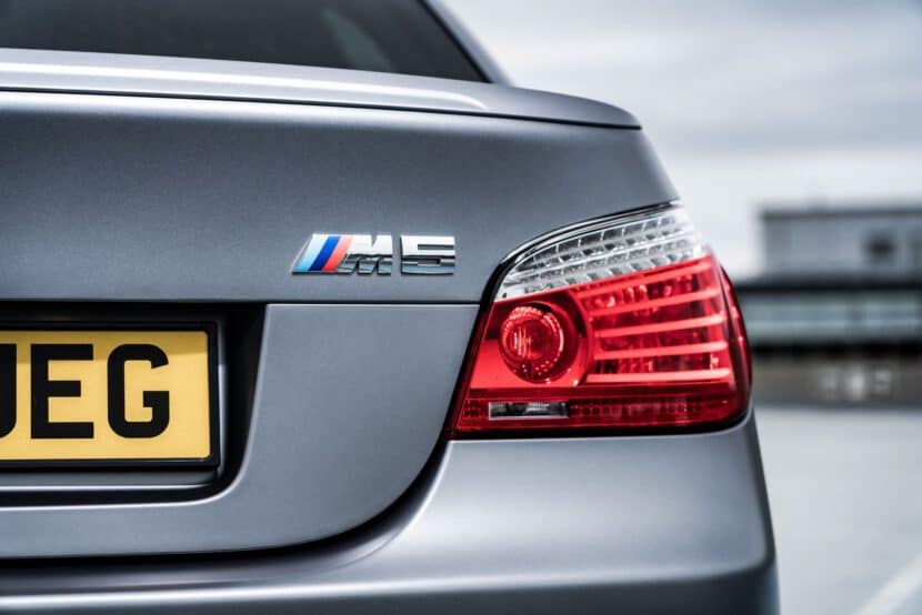 The taillights of the E60 M5 Facelift
