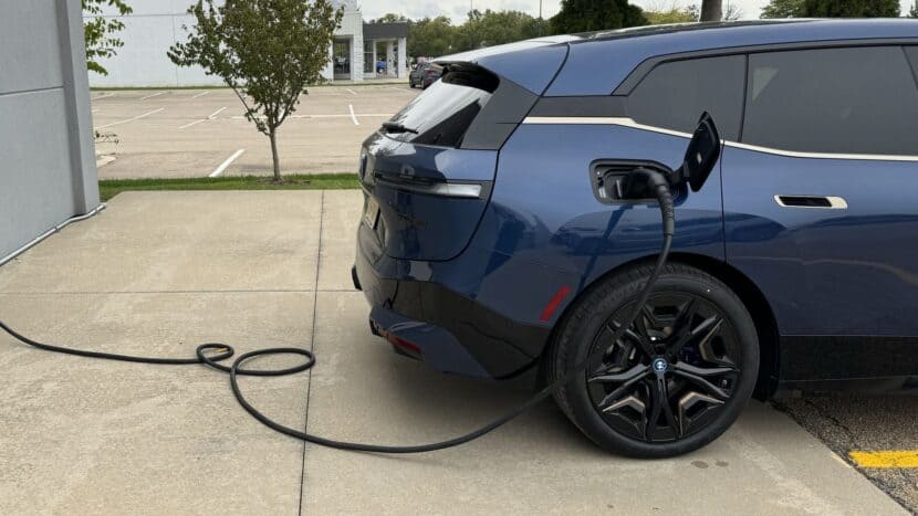 BMW iX M60 charging