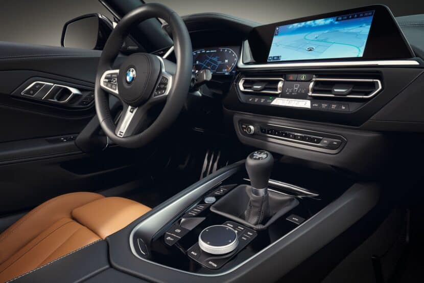 The interior of the BMW Z4 Roadster