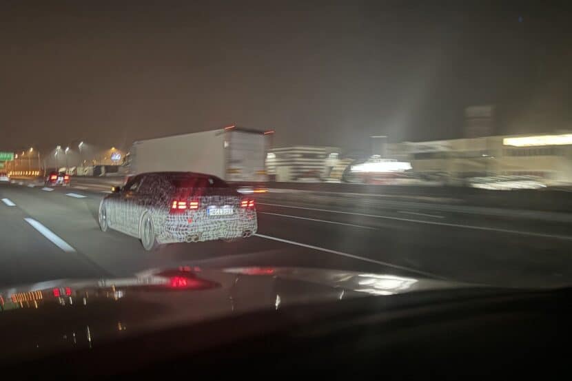 2025 BMW M5 Sedan Spied Testing In The Evening