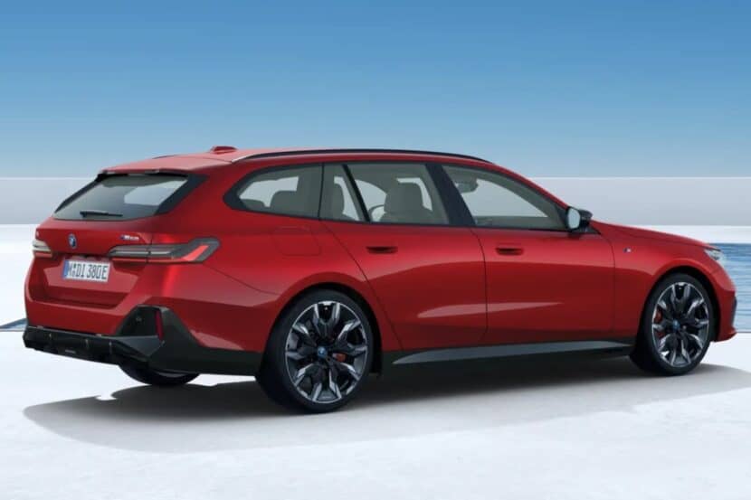 BMW i5 M60 Touring In Fire Red Gets The Walkaround Treatment