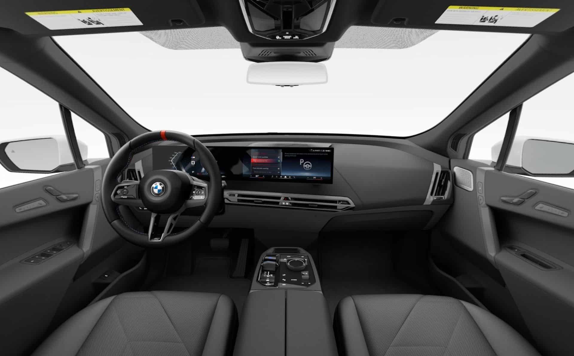 Round Steering Wheel BMW iX