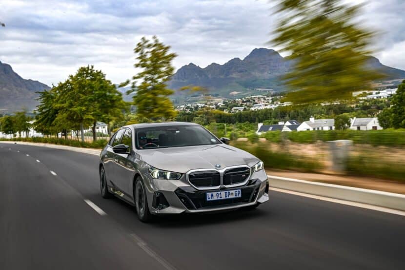 BMW i50 M60 on the highway