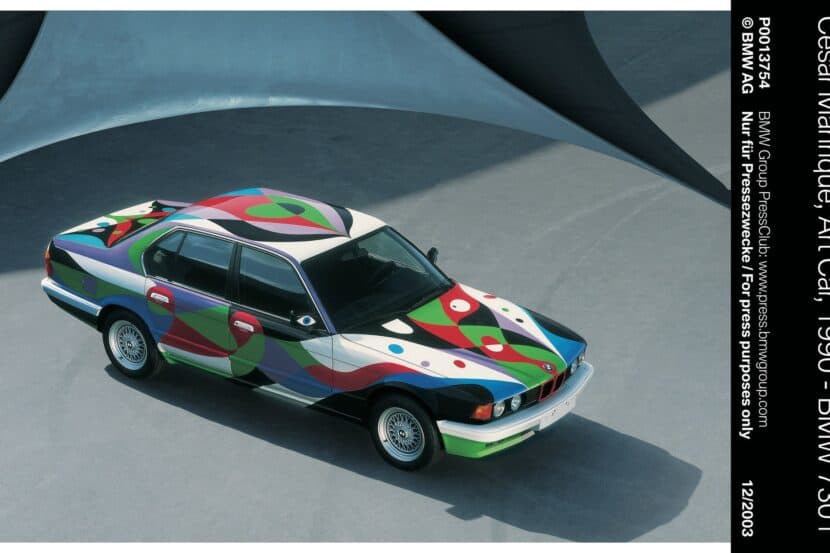 1990 BMW 7 Series Art Car Visits The BMW Museum