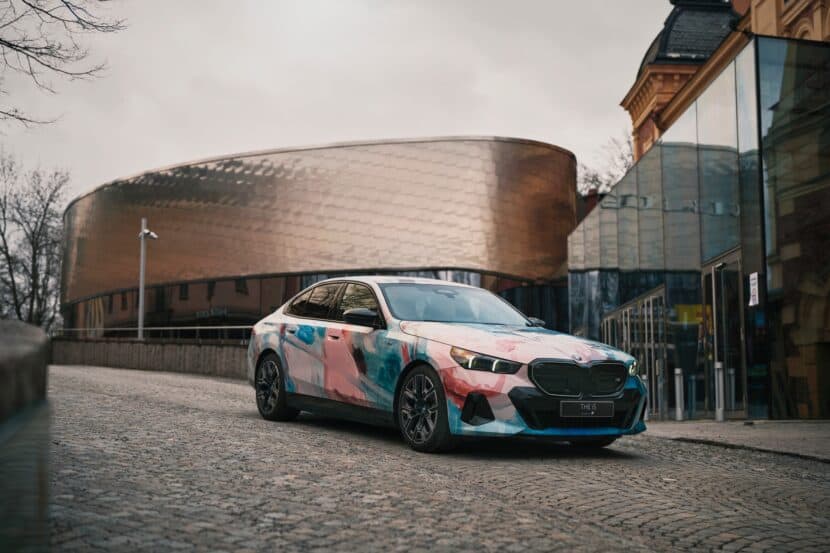 Colorful BMW i5 M60 Revealed For Market Art Fair In Sweden