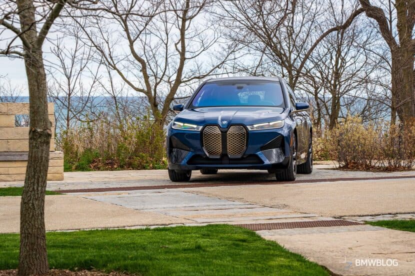 BMW iX in Phytonic Blue