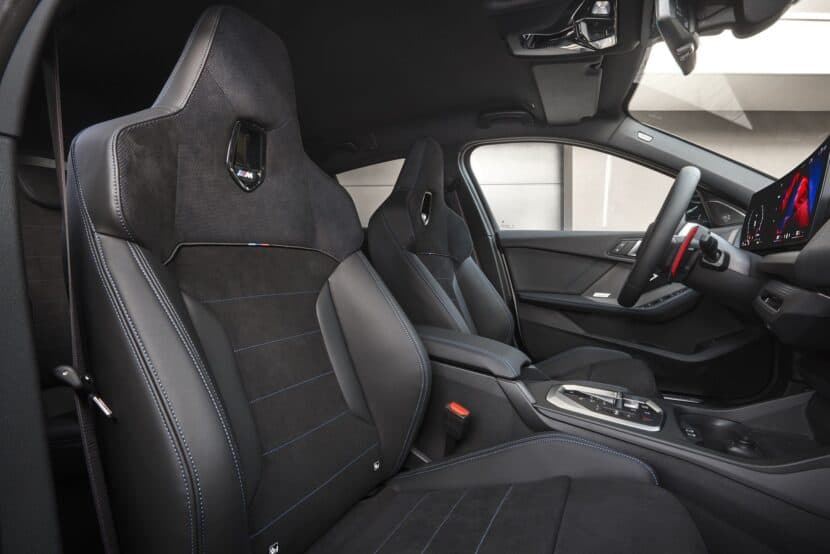 M135i interior, mixed materials