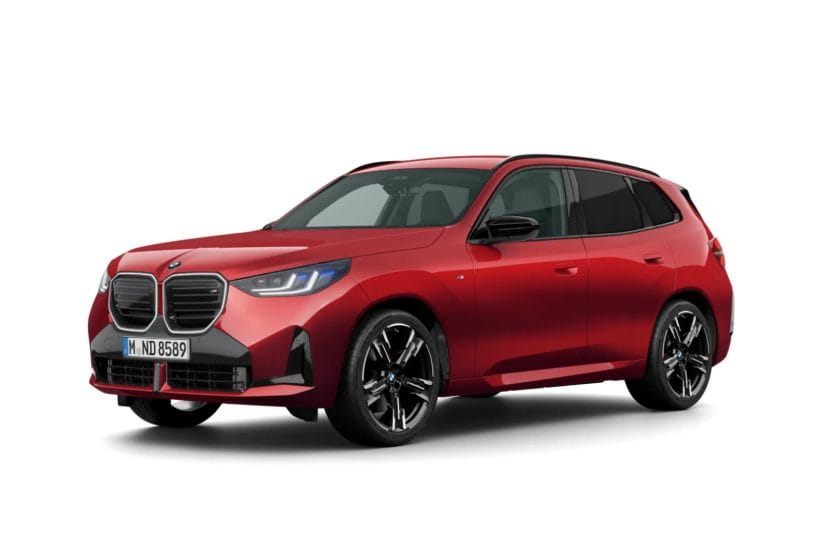 Here’s The 2025 BMW X3 M50 With Fire Red Paint