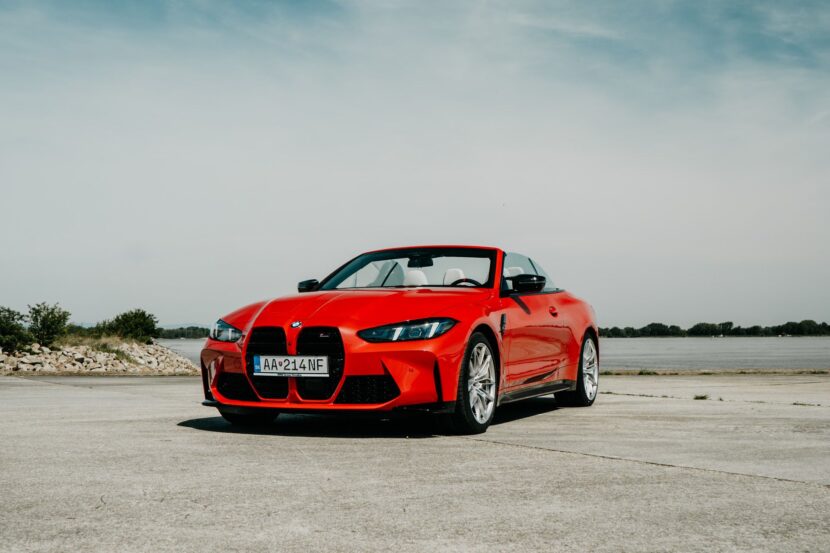 2025 BMW M4 Competition Convertible Facelift Show in Toronto Red