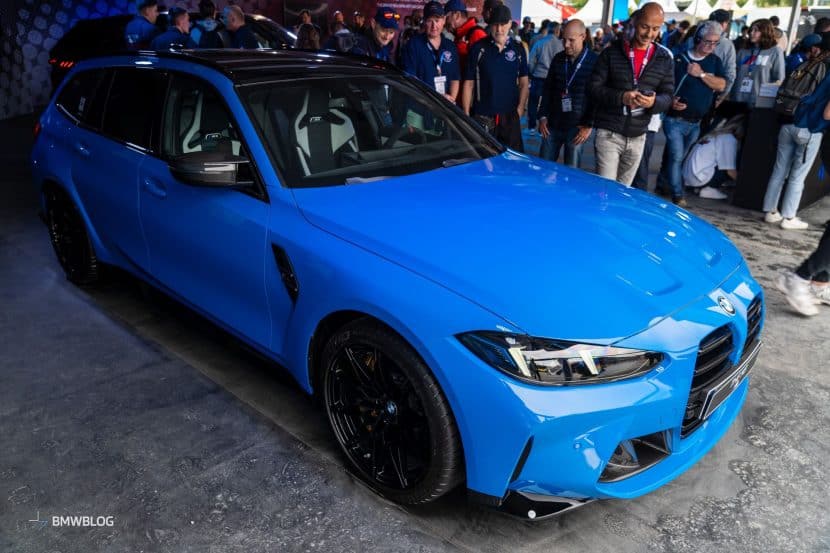 2025 BMW M3 Touring In Voodoo Blue Draws A Crowd At Le Mans