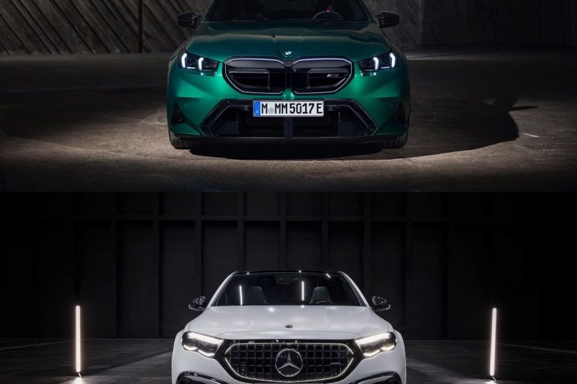 Photo Comparison: Mercedes-AMG E-Class vs. G90 BMW M5