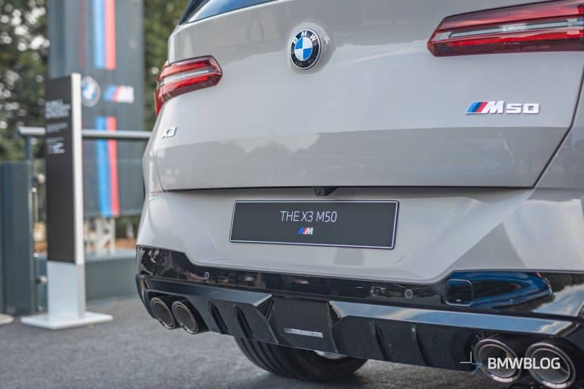 BMW X3 M50 Brings Quad Exhaust To 2025 Chicago Auto Show