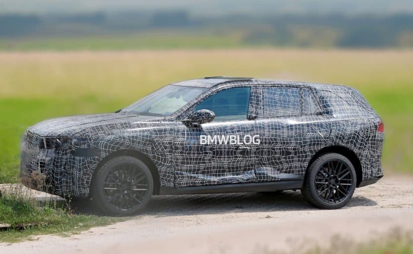 BMW iX5 electric SUV side view